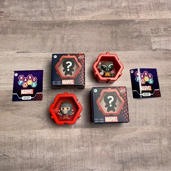 Marvel Nano Pods Guardians of the Galaxy Star Lord & Rocket - Picture 1 of 4
